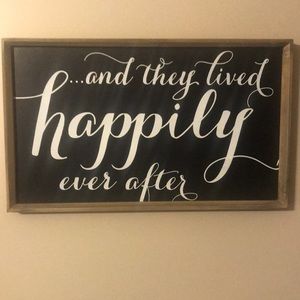 And they lived happily ever after